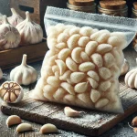 PEELED PIECES OF GARLIC